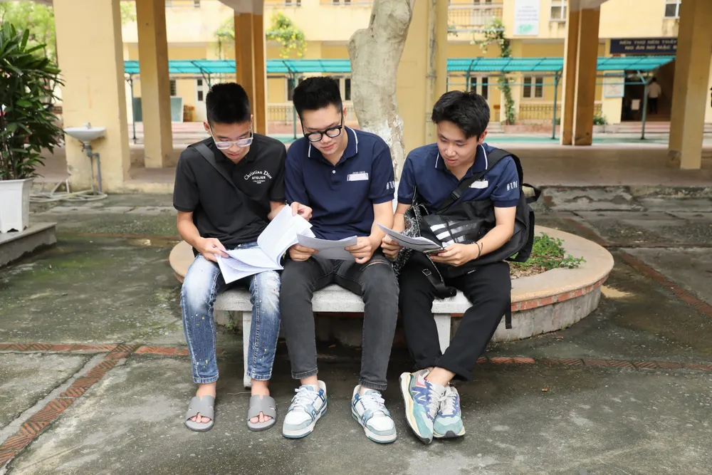 Thí sinh đã sẵn sàng cho kỳ thi quan trọng. Ảnh: QUANG PHÚC