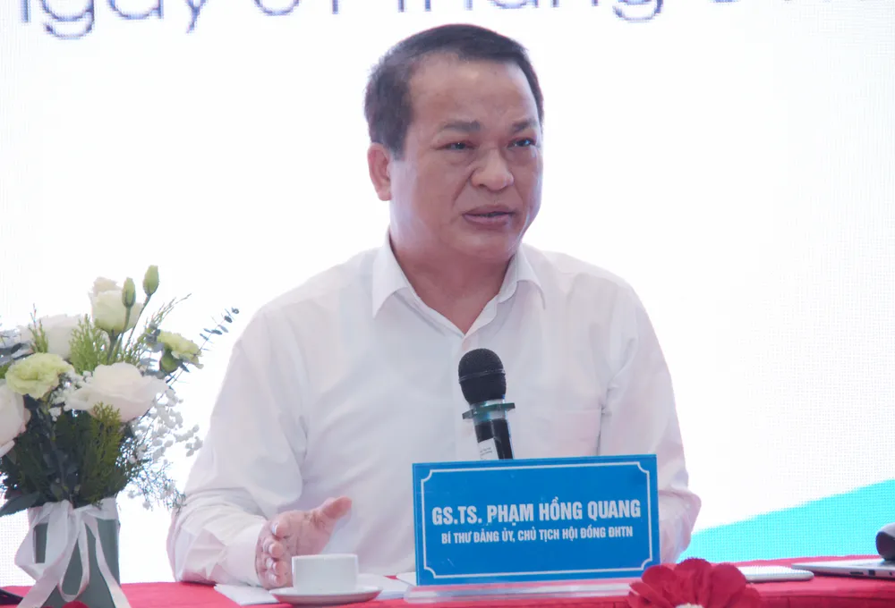 GS-TS Phạm Hồng Quang, Chủ tịch Hội đồng Đại học Thái Nguyên GS-TS Phạm Hồng Quang, Chủ tịch Hội đồng Đại học Thái Nguyên