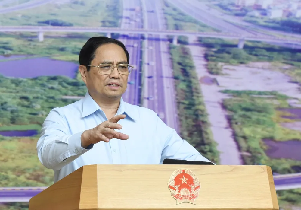 Thủ tướng phát biểu chỉ đạo. Ảnh: VIẾT CHUNG