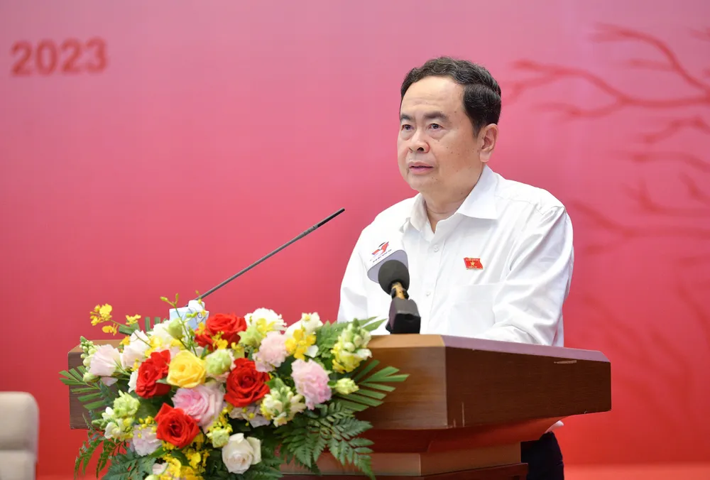 Phó Chủ tịch Thường trực Quốc hội Trần Thanh Mẫn phát biểu tại hội thảo Phó Chủ tịch Thường trực Quốc hội Trần Thanh Mẫn phát biểu tại hội thảo