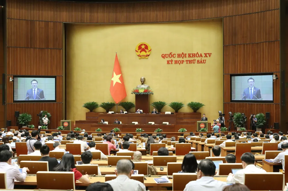 Quốc hội sáng 10-11. Ảnh: QUANG PHÚC