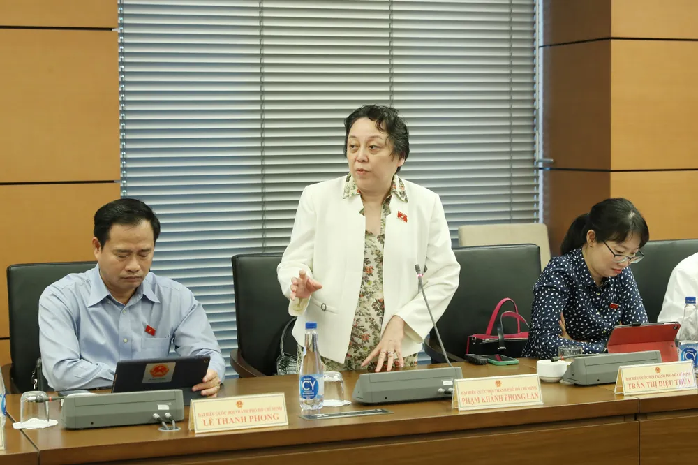 ĐB Phạm Khánh Phong Lan. Ảnh: QUANG PHÚC ĐB Phạm Khánh Phong Lan. Ảnh: QUANG PHÚC