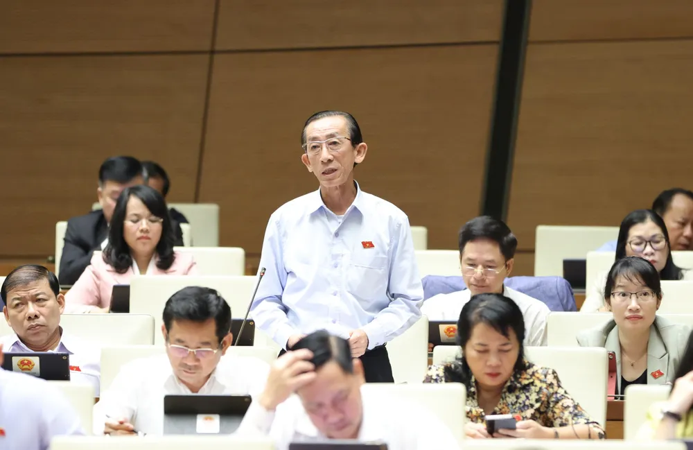 ĐB Trần Hoàng Ngân (TPHMC). Ảnh: QUANG PHÚC ĐB Trần Hoàng Ngân (TPHMC). Ảnh: QUANG PHÚC