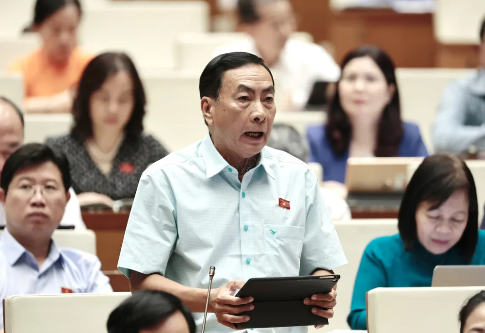 ĐB Phạm Văn Hòa, Ủy viên Ủy ban Pháp luật của Quốc hội. Ảnh: QUANG PHÚC