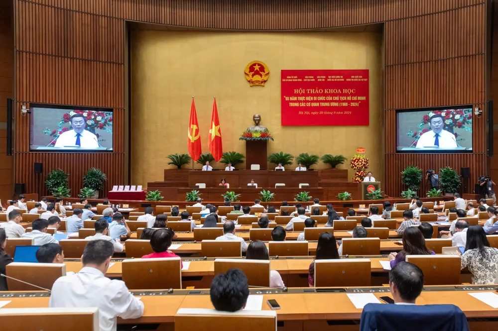 Toàn cảnh hội thảo. Ảnh: VIẾT CHUNG