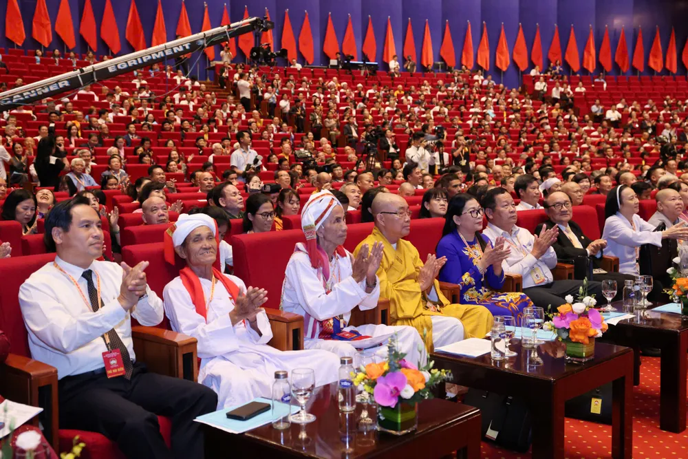 1 Đại hội hiệp thương cử Ủy ban Trung ương MTTQ Việt Nam khóa X, nhiệm kỳ 2024 - 2029, chiều 17-10..jpg