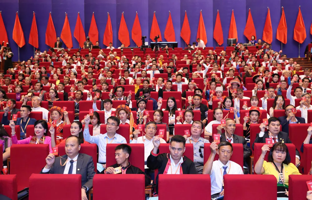 Đại hội hiệp thương cử Ủy ban Trung ương MTTQ Việt Nam khóa X, nhiệm kỳ 2024 - 2029, chiều 17-10..jpg