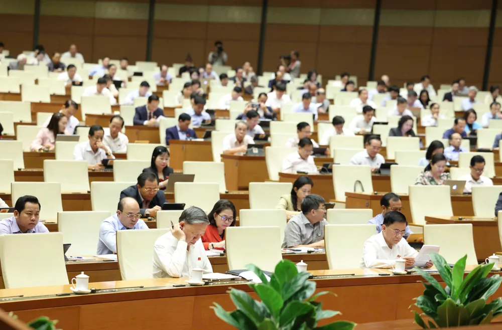 Các đại biểu dự phiên họp ngày 9-11.jpg