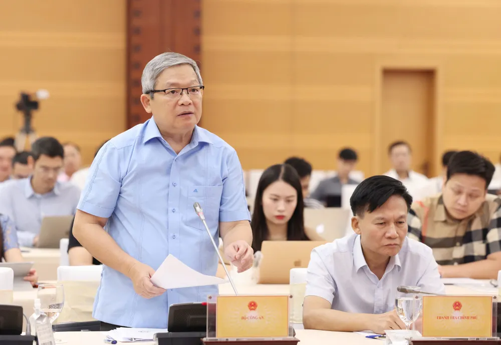 Thiếu tướng Hoàng Anh Tuyên, Người phát ngôn Bộ Công an. Ảnh: QUANG PHÚC