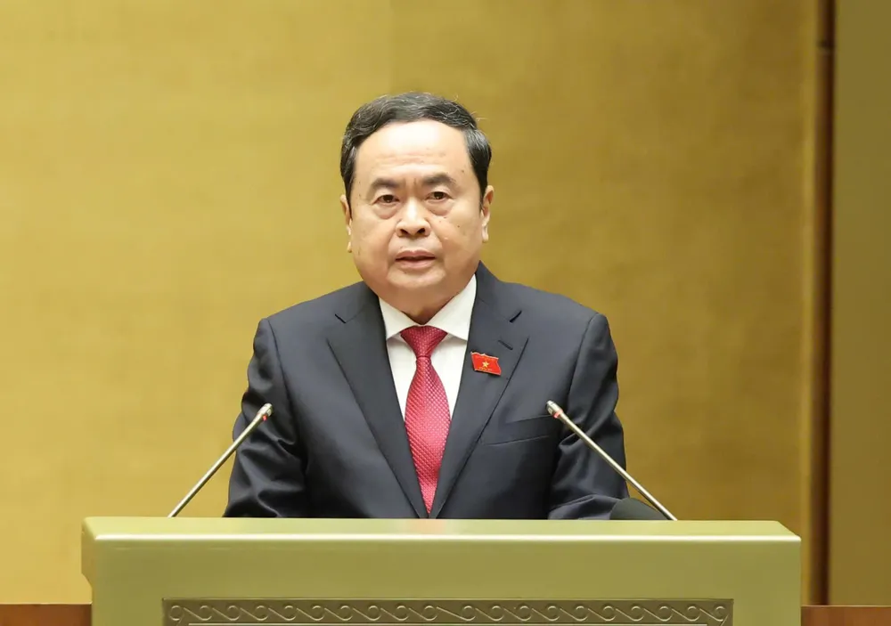 Chủ tịch Quốc hội Trần Thanh Mẫn phát biểu bế mạc kỳ họp.jpg