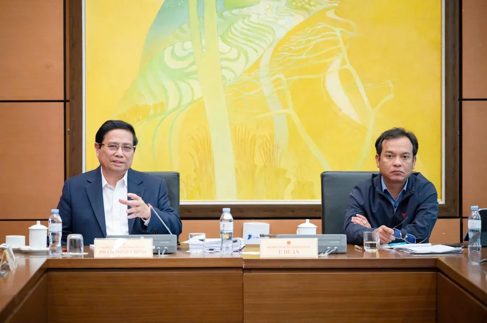 Thủ tướng Phạm Minh Chính phát biểu tại phiên thảo luận tổ.jpg