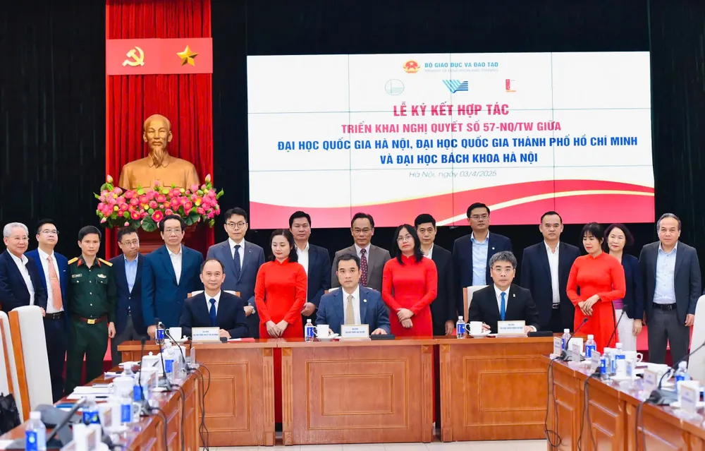 3 đại học hàng đầu “bắt tay” hợp tác đào tạo, nghiên cứu, phát triển công nghệ chiến lược