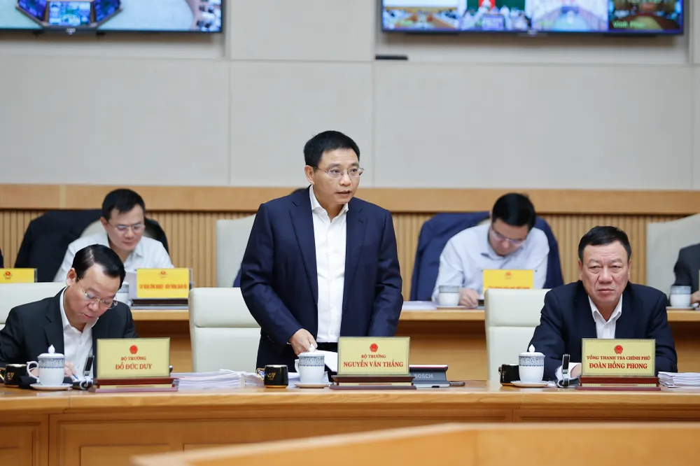 Bộ trưởng Bộ Tài chính Nguyễn Văn Thắng. Ảnh: VIẾT CHUNG