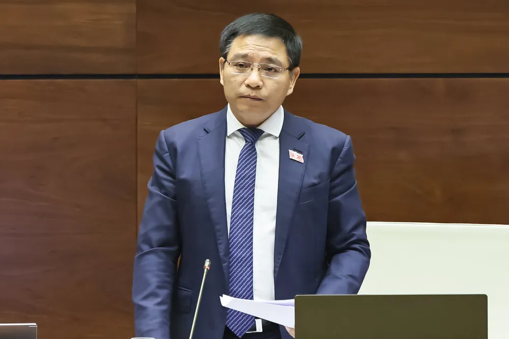 Bộ trưởng Bộ Tài chính Nguyễn Văn Thắng. Ảnh: VIẾT CHUNG