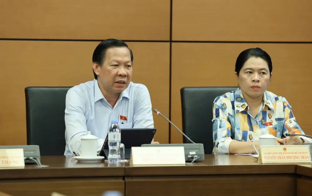 Chủ nhiệm Ủy ban Kinh tế và Tài chính của Quốc hội Phan Văn Mãi. Ảnh: QUANG PHÚC