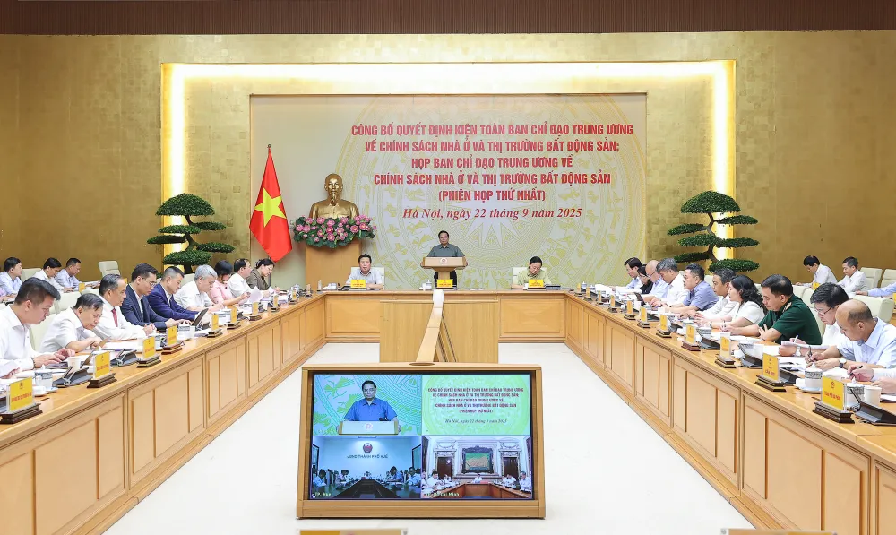 Thủ tướng Phạm Minh Chính, Trưởng ban chỉ đạo Trung ương về chính sách nhà ở và thị trường bất động sản
