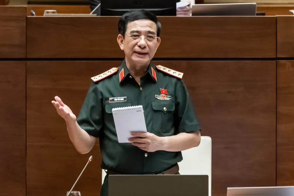 Đại tướng Phan Văn Giang, Bộ trưởng Bộ Quốc phòng. Ảnh: VIẾT CHUNG