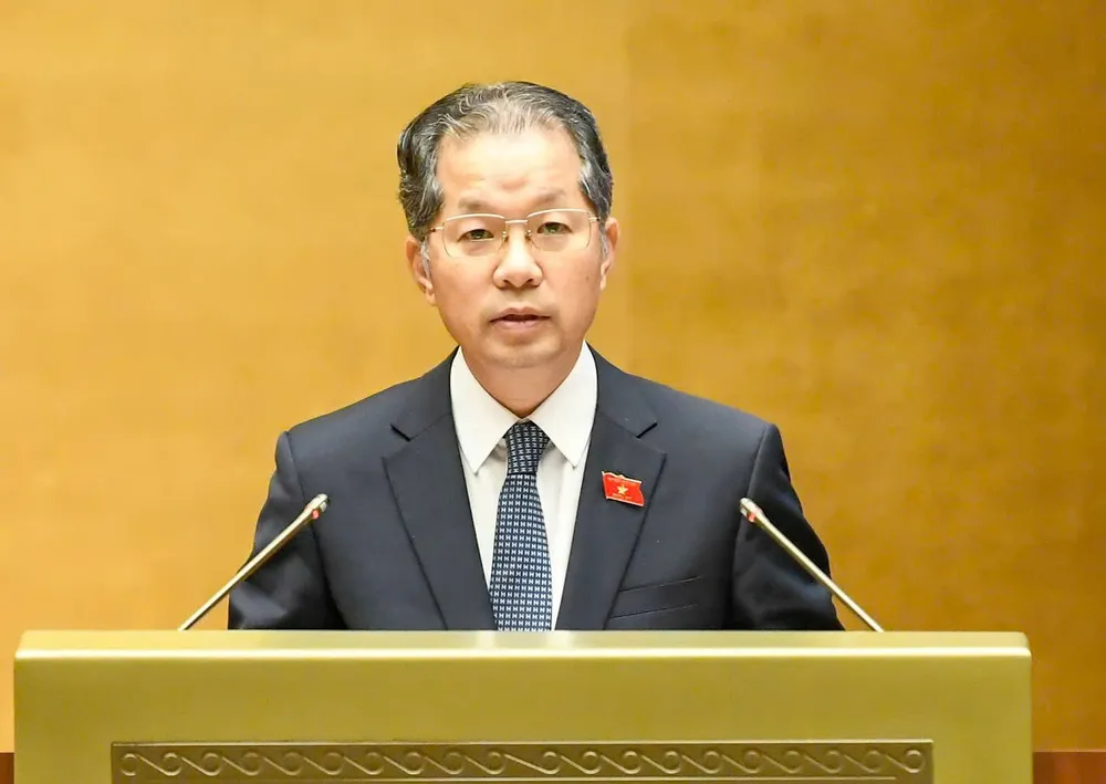 Chánh án Tòa án nhân dân tối cao Nguyễn Văn Quảng. Ảnh: VIẾT CHUNG