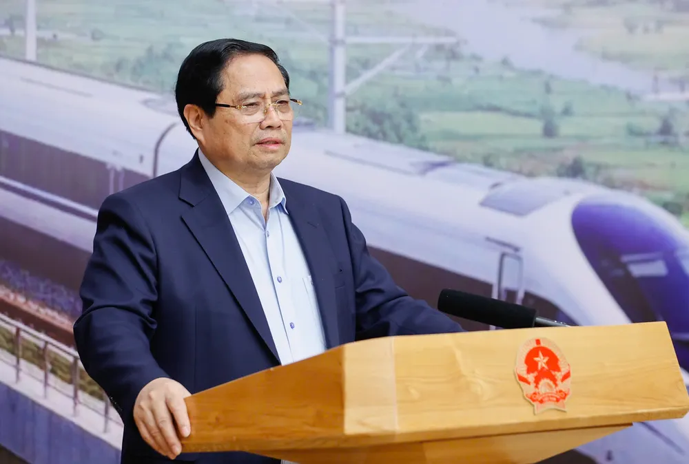 Thủ tướng yêu cầu thúc đẩy triển khai các dự án đường sắt. Ảnh: VIẾT CHUNG