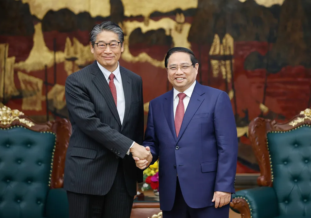 Thủ tướng Phạm Minh Chính tiếp Đại sứ Nhật Bản tại Việt Nam Ito Naoki.jpg