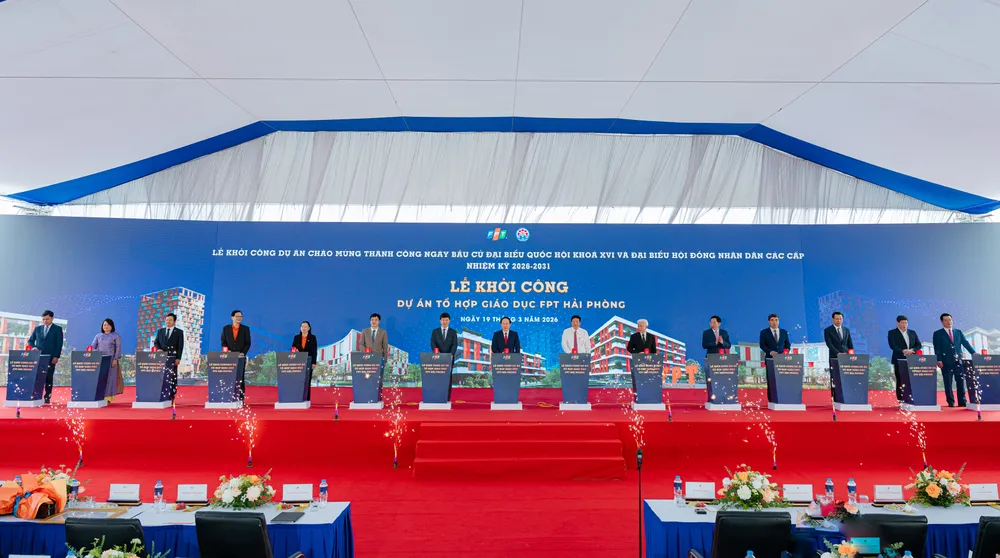 Tập đoàn FPT khởi công tổ hợp giáo dục tại phường Phù Liễn, thành phố Hải Phòng.