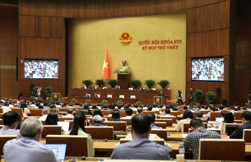 Kỳ họp thứ nhất Quốc hội khóa XVI. Ảnh: QUANG PHÚC