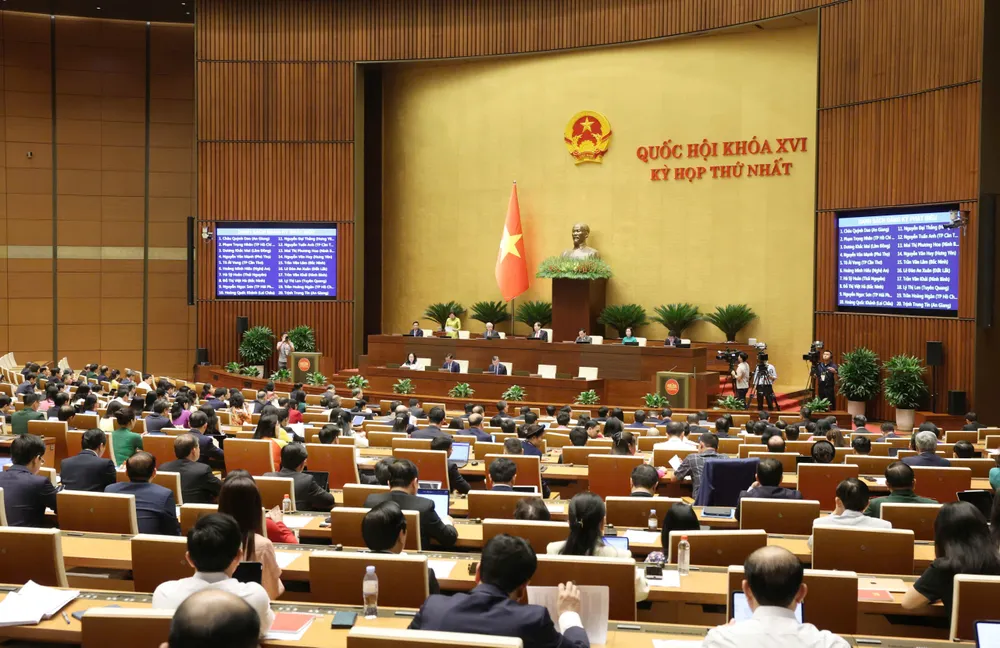 Phiên họp Quốc hội chiều 20-4. Ảnh QUANG PHÚC.jpg