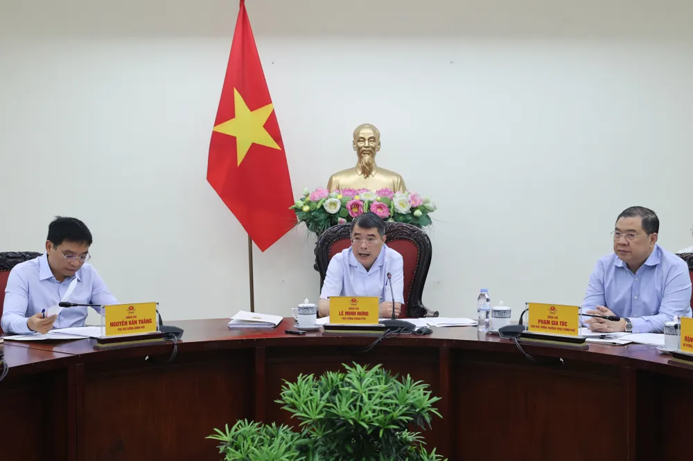 Thủ tướng Lê Minh Hưng chủ trì cuộc họp về Cảng hàng không quốc tế Long Thành giai đoạn 1