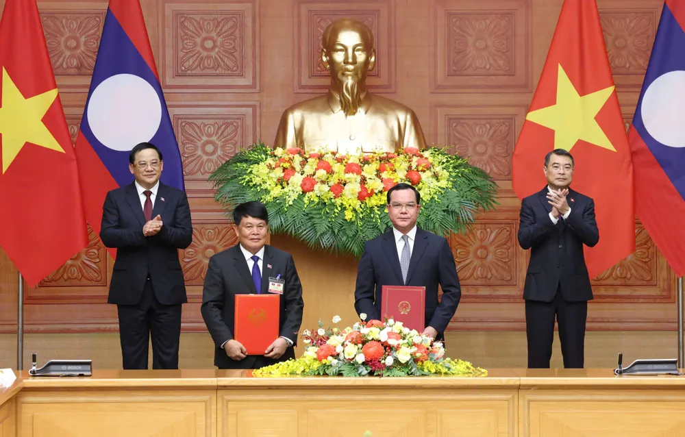 Thỏa thuận giữa Bộ Dân tộc và Tôn giáo nước CHXHCN Việt Nam và Văn phòng Thủ tướng Chính phủ nước CHDCND Lào về lĩnh vực dân tộc và tôn giáo giai đoạn 2026-2035.jpg