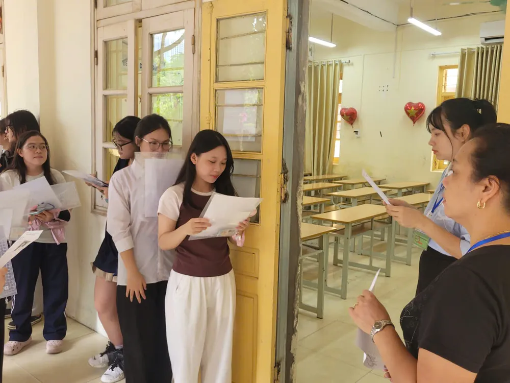 Thí sinh Hà Nội dự thi tốt nghiệp THPT năm 2026. Ảnh: PHAN THẢO