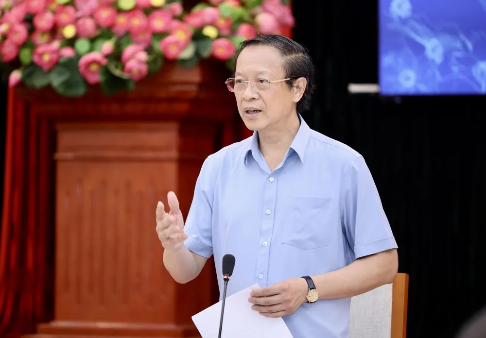 Thứ trưởng Thường trực Bộ GD-ĐT Phạm Ngọc Thưởng. Ảnh: MOET
