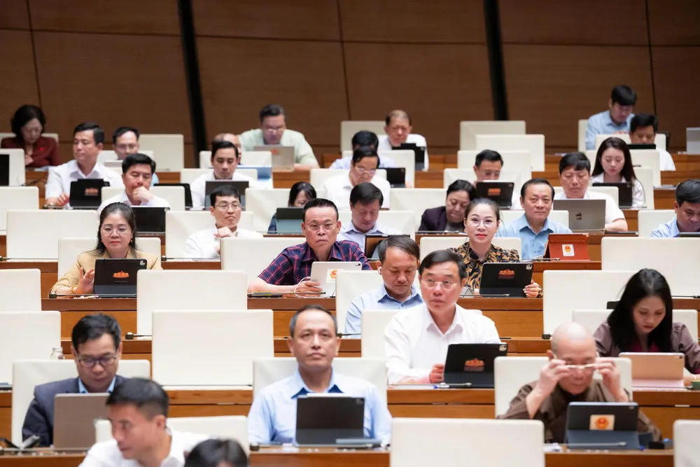 Các đại biểu dự phiên họp.jpg