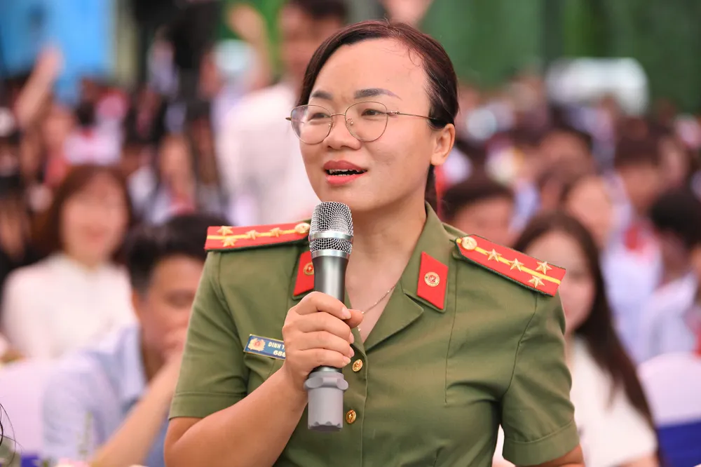 Đại úy Đinh Thị Như Hoa, Trung tâm Huấn luyện, Cục An ninh mạng và Phòng chống tội phạm sử dụng công nghệ cao (A05), Bộ Công an.jpg