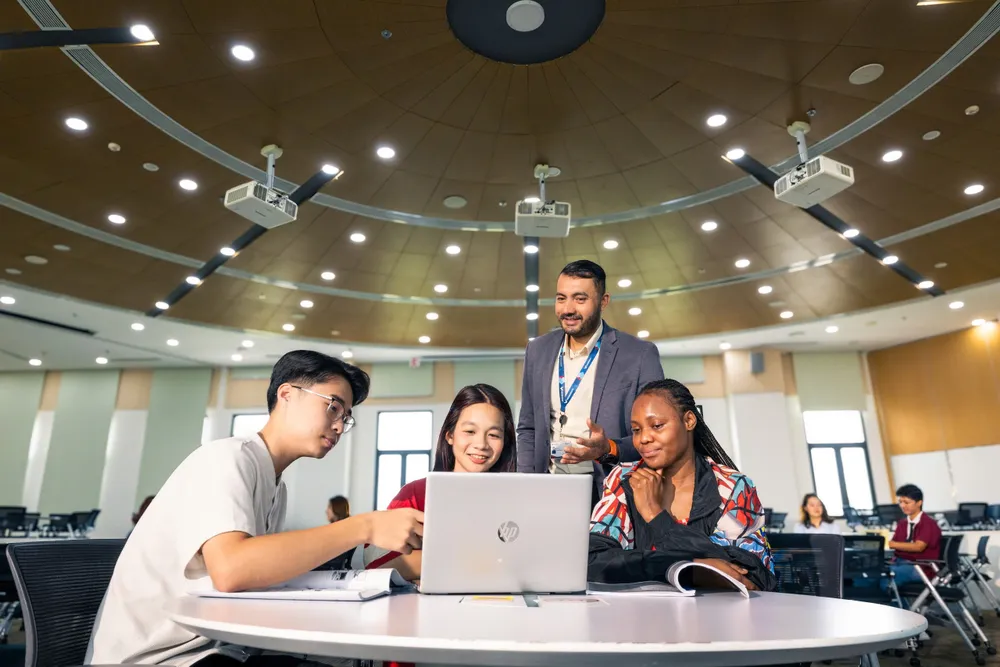Sinh viên Trường Đại học VinUni. Ảnh: MẠNH CƯỜNG
