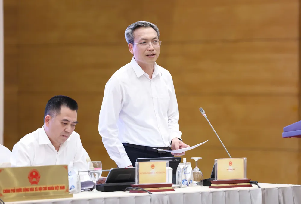 Thiếu tướng Nguyễn Quốc Toản, Chánh Văn phòng, Người phát ngôn Bộ Công an. Ảnh: QUANG PHÚC