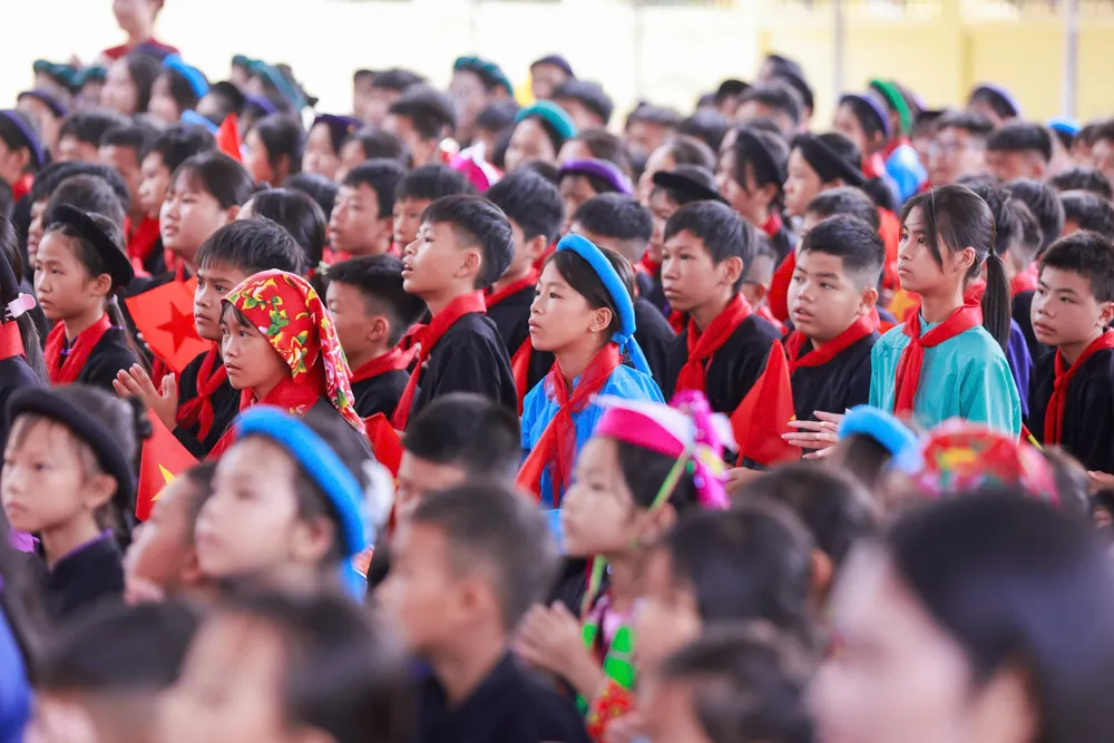 Trường phổ thông nội trú tiểu học và THCS Bình Liêu, tỉnh Quảng Ninh. Ảnh: VIẾT CHUNG