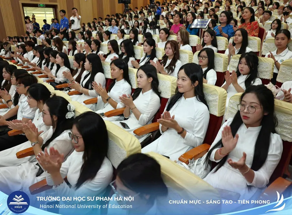 Sinh viên trường Đại học Sư phạm Hà Nội. Ảnh: Đại học Sư phạm Hà Nội. 