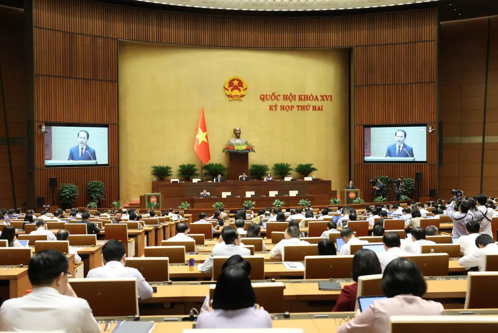 Phiên họp Quốc hội sáng 24-10. Ảnh QUANG PHÚC.jpg
