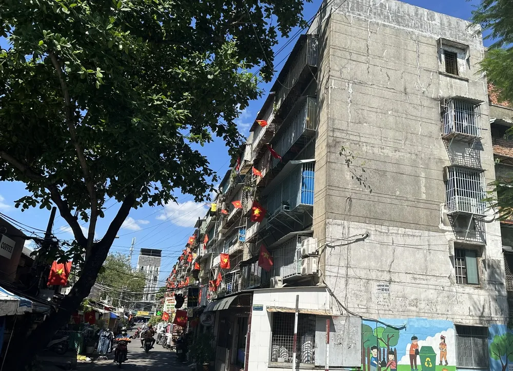 Cư xá Thanh Đa, phường Bình Quới, TPHCM. Ảnh: Thanh Hiền