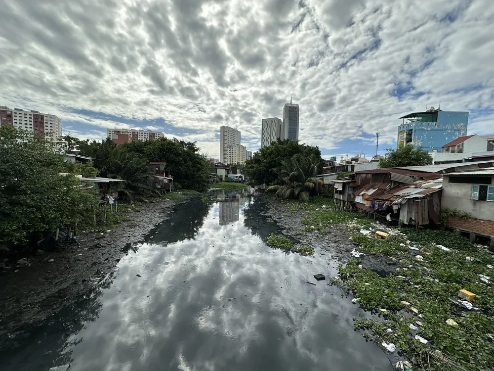Dự án cải tạo rạch Xuyên Tâm (từ kênh Nhiêu Lộc - Thị Nghè đến sông Vàm Thuật). Ảnh: Thanh Hiền