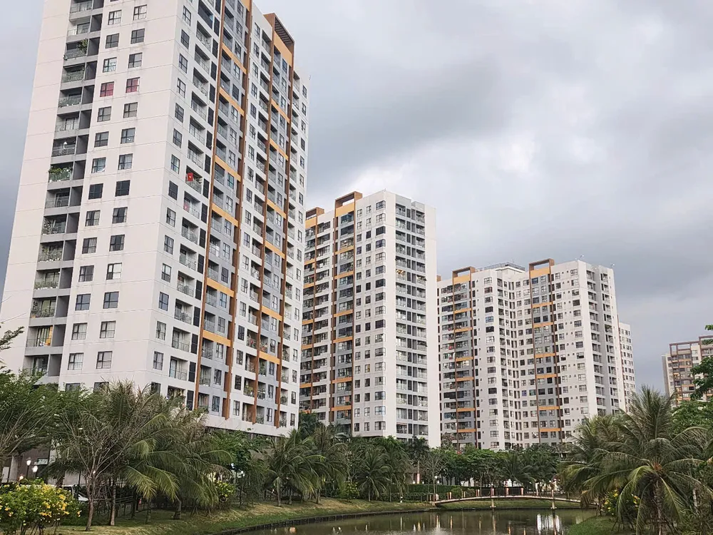 Một dự án căn hộ của chủ đầu tư Nam Long tại xã Phong Phú, huyện Bình Chánh. Ảnh: ĐỨC TRUNG