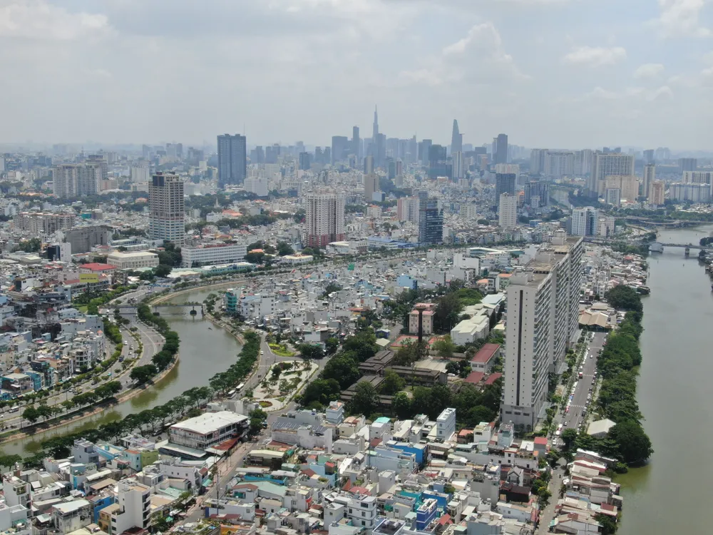 Khu đô thị tại phường Phú Định, TPHCM. Ảnh: THANH HIỀN