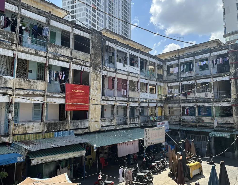 Chung cư Vĩnh Hội, phường Khánh Hội. Ảnh: THANH HIỀN