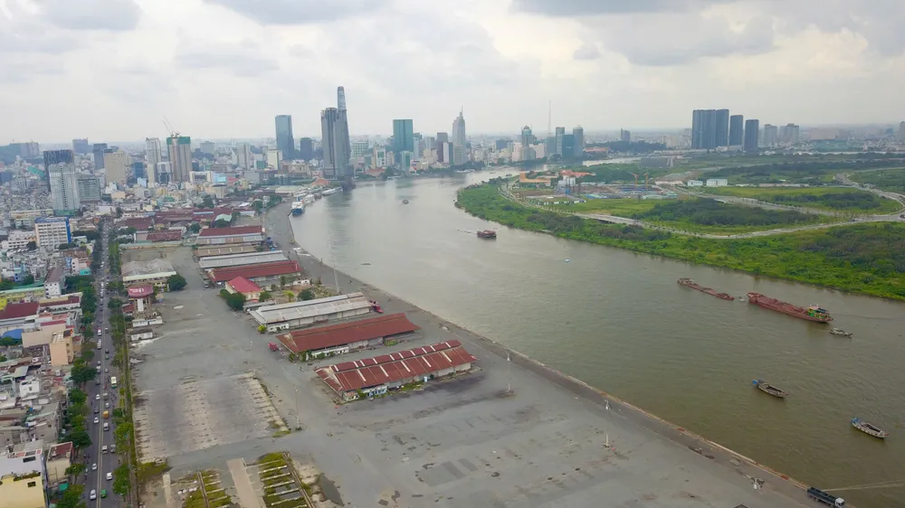 Khu vực cảng Nhà Rồng, TPHCM. Ảnh: HOÀNG HÙNG