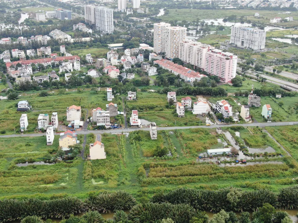 Khu dân cư xã Hiệp Phước, TPHCM. Ảnh: HOÀNG HÙNG