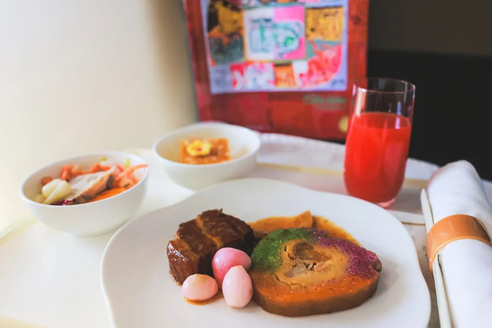 Các món ăn được áp dụng trên các chuyến bay từ Việt Nam đi Mỹ, Châu Âu, Australia... của Vietnam Airlines