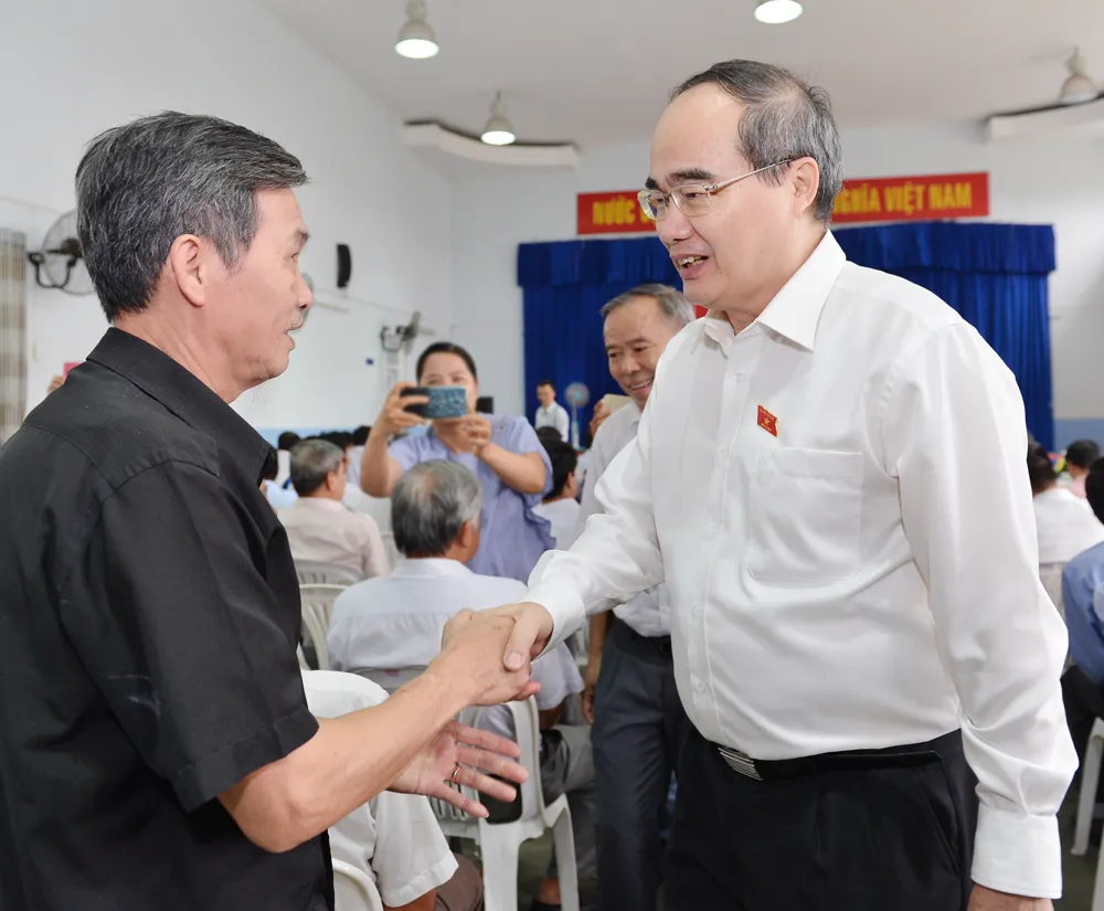 Cử tri huyện Nhà Bè bức xúc “tháng 30 ngày, ngập 26 ngày“ ảnh 1