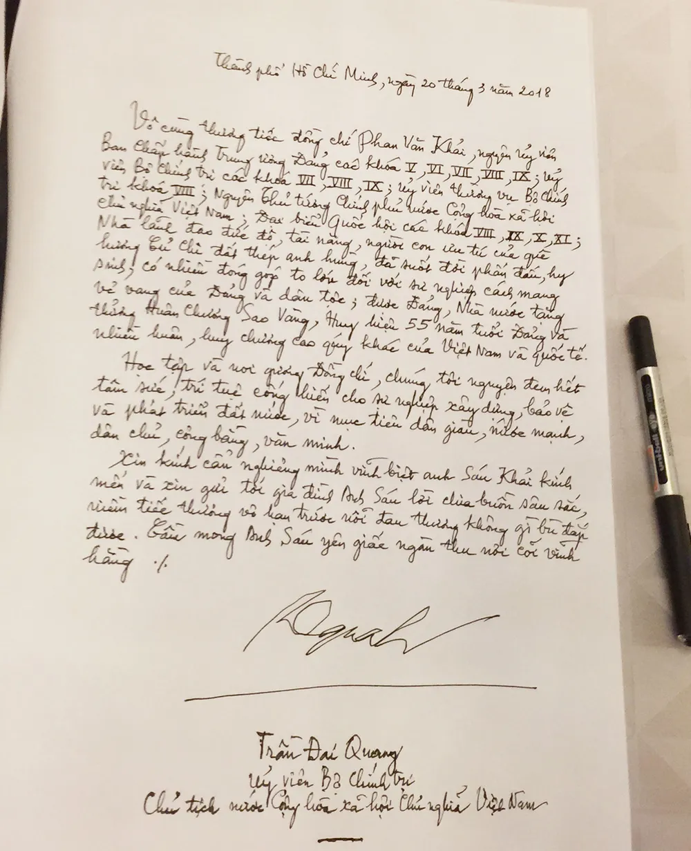 Lễ viếng nguyên Thủ tướng Phan Văn Khải  ​ ảnh 10