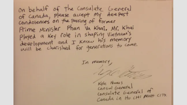 Nhiều đoàn ngoại giao đến viếng nguyên Thủ tướng Phan Văn Khải ảnh 25