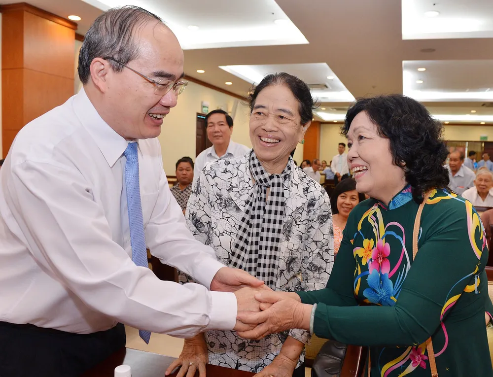 Họp mặt 50 năm Ngày thành lập Liên minh các Lực lượng Dân tộc, Dân chủ và Hòa bình Việt Nam ảnh 3